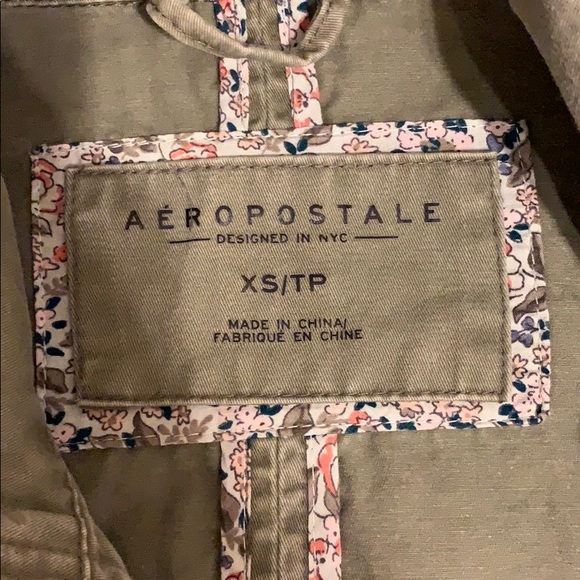 Army green military style jacket - Picture 4 of 5